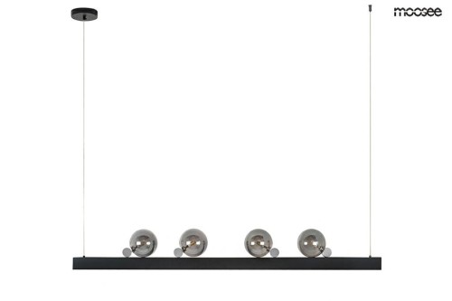 Lampa wisząca LINEAL czarna Moosee