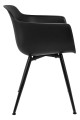 Krzesło Ecmo czarne polipropylen