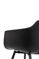 Krzesło Ecmo czarne polipropylen