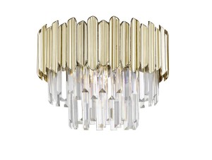 Lampa sufitowa Gladius złota podwójna