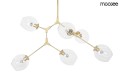 Lampa wisząca Split 6 Gold Moosee