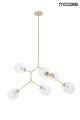 Lampa wisząca Split 6 Gold Moosee