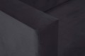 3-osobowa sofa Nina grafitowa aksamit na wysokich nogach