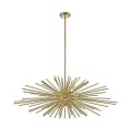Lampa wisząca Urchin złota podłużna