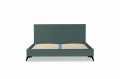 Łóżko tapicerowane aksamit morska zieleń Montrey