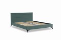 Łóżko tapicerowane aksamit morska zieleń Montrey