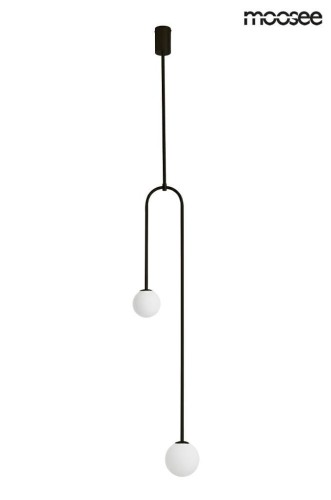 Lampa wisząca Low czarna Moosee