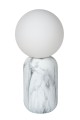Lampa stołowa Marbol biała