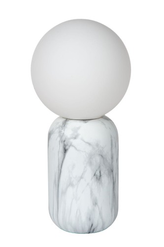 Lampa stołowa Marbol biała