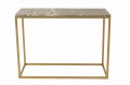 Konsola Accent szary marmur i złoty mat