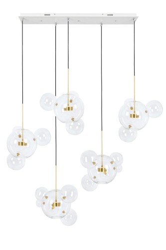 Lampa wisząca CAPRI LINE 5 - szklane kule