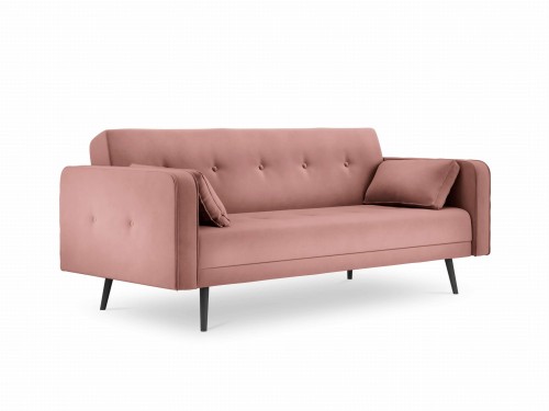 Kompaktowa sofa rozkładana Jasper brudny róż