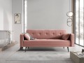 Kompaktowa sofa rozkładana Jasper brudny róż