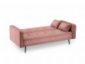 Kompaktowa sofa rozkładana Jasper brudny róż