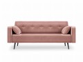 Kompaktowa sofa rozkładana Jasper brudny róż