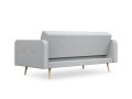 Kompaktowa sofa rozkładana Jasper szary melanż