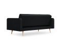 Kompaktowa sofa rozkładana Jasper czarny melanż