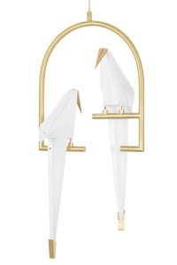 Lampa wisząca Loro 2 złota