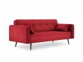 Kompaktowa sofa rozkładana Jasper bordowy