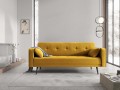 Kompaktowa sofa rozkładana Jasper musztardowa