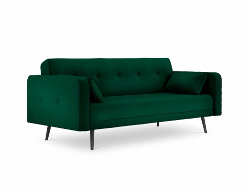 Kompaktowa sofa rozkładana Jasper butelkowa zieleń