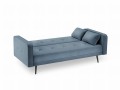 Kompaktowa sofa rozkładana Jasper niebieski stalowy