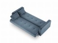 Kompaktowa sofa rozkładana Jasper niebieski stalowy