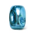 Chromowany wazon niebieski HK Living