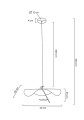 Lampa wisząca STING RAY 40 Moosee
