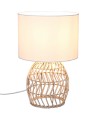 Rattanowa lampa stołowa Rike