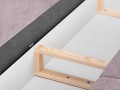 3-osobowa sofa z funkcją spania do salonu Rutile Lea lawendowy aksamit