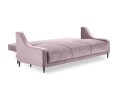 3-osobowa sofa z funkcją spania do salonu Rutile Lea lawendowy aksamit