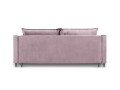 3-osobowa sofa z funkcją spania do salonu Rutile Lea lawendowy aksamit