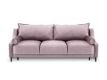 3-osobowa sofa z funkcją spania do salonu Rutile Lea lawendowy aksamit