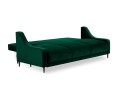 3-osobowa sofa z funkcją spania do salonu Rutile Lea butelkowa zieleń aksamit