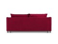 3-osobowa sofa z funkcją spania do salonu Rutile Lea czerwony aksamit