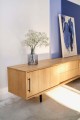 Niska komoda z szufladami  D_S01 dąb