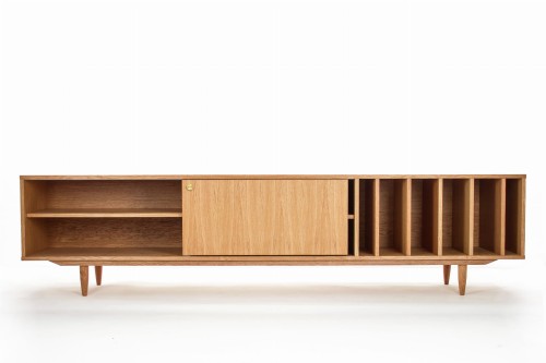 Komoda z półkami D_S18 dąb