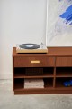 Komoda na gramofon T_S07 dąb tekowy