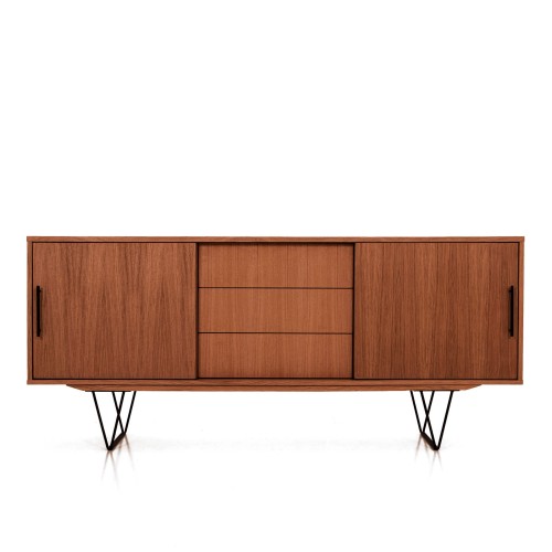 Komoda z 3 szufladami T_S05 dąb tekowy