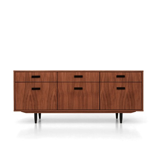 Komoda 6 szuflad T_S10 dąb tekowy