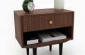 Szafka nocna z szufladą O_P04 orzech