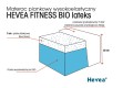 Materac z lateksem Hevea Fitness Bio Lateks