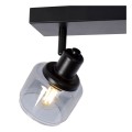 Lampa sufitowa Bjorn czarna 2 klosze