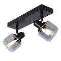 Lampa sufitowa Bjorn czarna 2 klosze