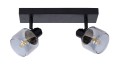 Lampa sufitowa Bjorn czarna 2 klosze