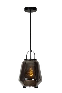 Lampa wisząca Siska Smoke Grey 