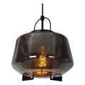 Lampa wisząca Siska II Smoke Grey