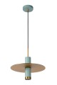 Lampa wisząca Selin turkusowa