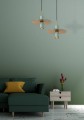 Lampa wisząca Selin turkusowa